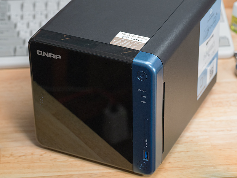QNAP NAS TS-453Be（メモリ増設＋SSD4台付き） PC/タブレット PC周辺 